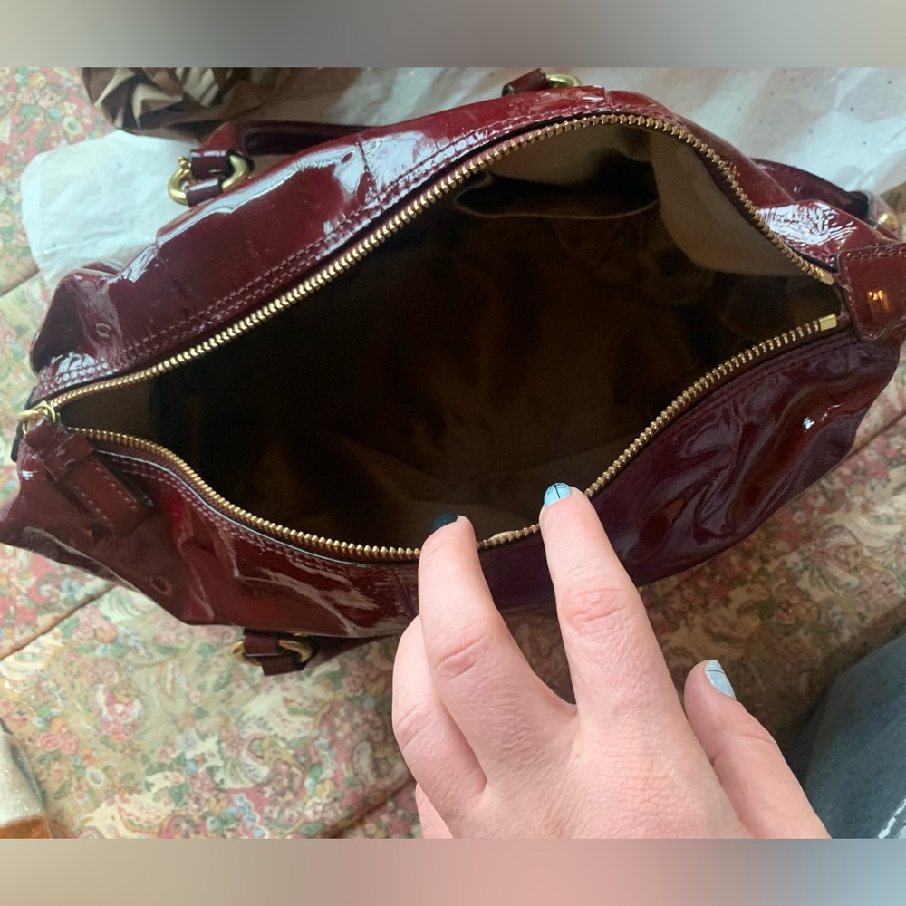 Coach Madison Juliette Patent Leather Satchel - Picture 10 of 11